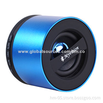 Mini Portable Wireless Bluetooth Stereo Speaker, TF Card Slot and Microphone, 600mAh Lithium Battery